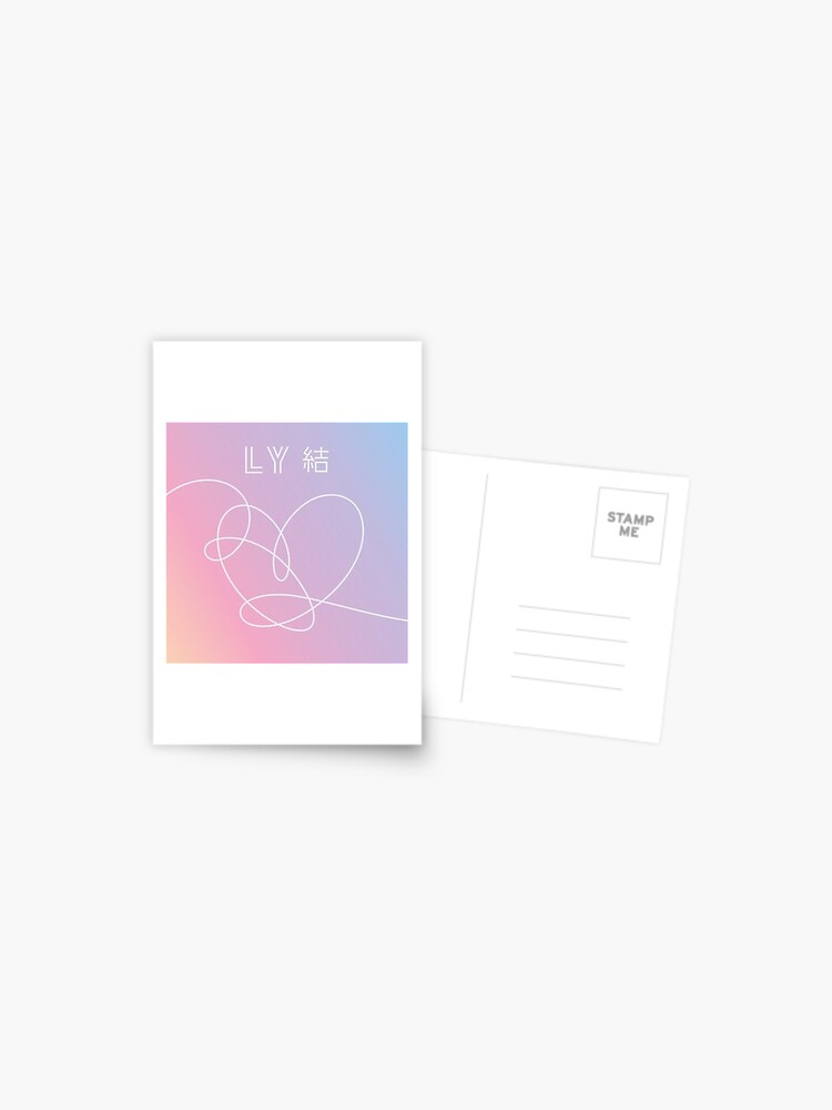 Bts Love Yourself 結 Answer Postcard By Epiphanystore Redbubble