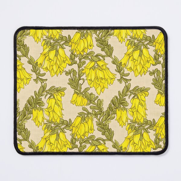 Item preview, Australian Yellow Bells Botanical Floral Pattern designed and sold by Studio BC.