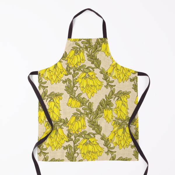 Item preview, Australian Yellow Bells Botanical Floral Pattern designed and sold by Studio BC.