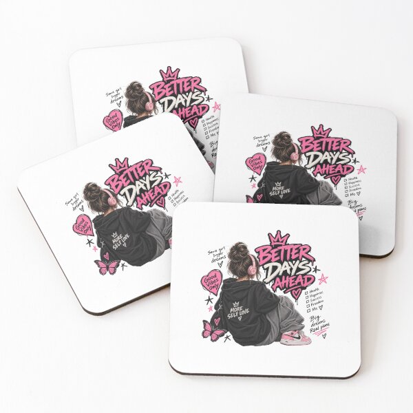 Item preview, Better Days Ahead Girl Streetwear Self Love designed and sold by     GoodVibe Prints.