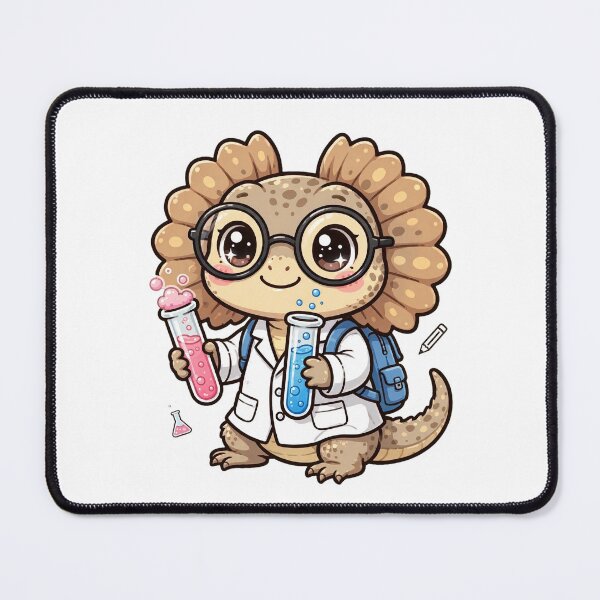 Item preview, Cute Frill Lizard Scientist Chemistry Lab designed and sold by Wildlife-Walk.