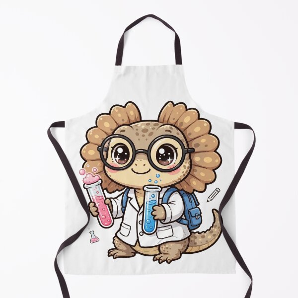 Item preview, Cute Frill Lizard Scientist Chemistry Lab designed and sold by Wildlife-Walk.