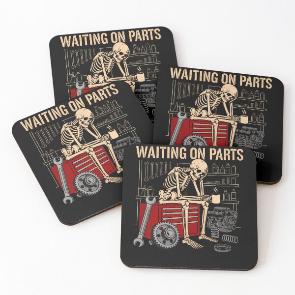 Item preview, Funny Waiting On Parts Mechanic Skeleton Auto Repair Life designed and sold by Krwasatoune.