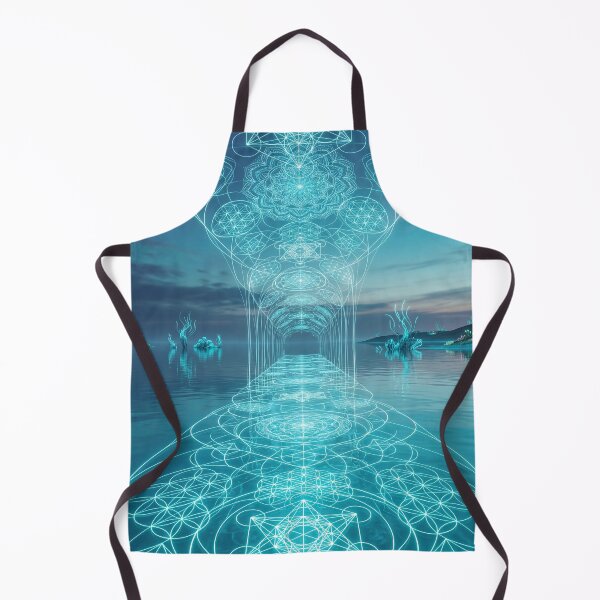 Item preview, Glowing Cyan Sacred Geometry Ocean Pathway Portal | Monkeybusiness designed and sold by monkeybusiness.pt.