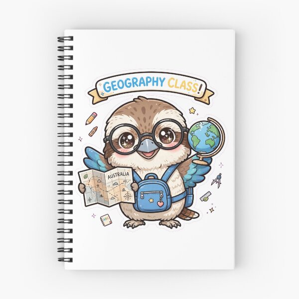 Item preview, Cute Kookaburra Geography Class Australia Map designed and sold by Wildlife-Walk.