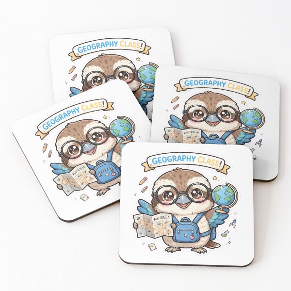 Item preview, Cute Kookaburra Geography Class Australia Map designed and sold by Wildlife-Walk.