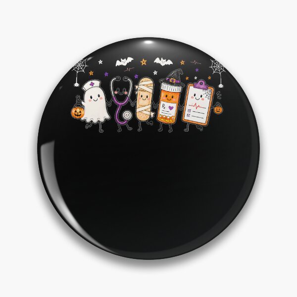 Item preview, Halloween Nurse Doodle Supplies Ghost Spooky Season designed and sold by Krwasatoune.