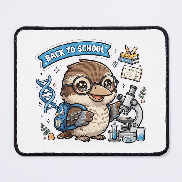 Item preview, Cute Kookaburra Back To School Science Lab designed and sold by Wildlife-Walk.