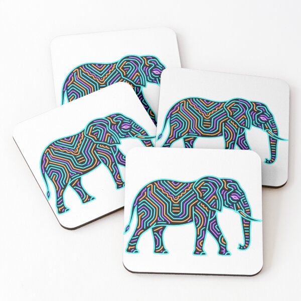 Item preview, Elephant Side View designed and sold by justjendigital.
