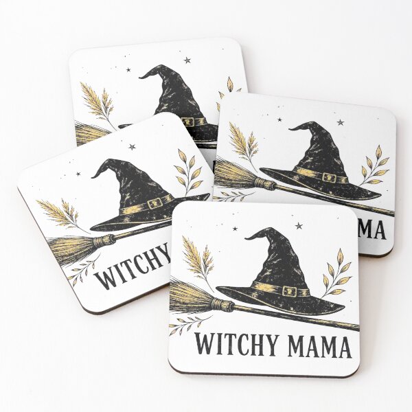 Item preview, WITCHY MAMA HALLOWEEN T-SHIRT -FUNNY MOM HALLOWEEN T-SHIRT  designed and sold by EasyTake.