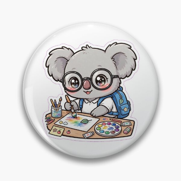 Item preview, Cute Koala Painting Watercolor Art Class designed and sold by Wildlife-Walk.