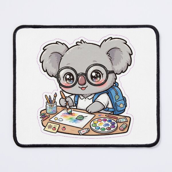 Item preview, Cute Koala Painting Watercolor Art Class designed and sold by Wildlife-Walk.