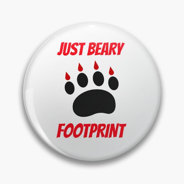 Item preview, BEARS. JUST BEARY FOOTPRINT designed and sold by Afor137.