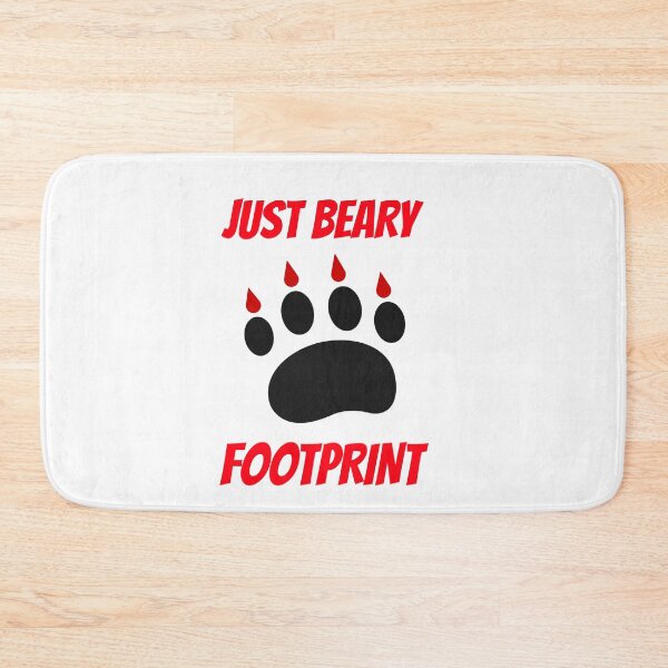 Item preview, BEARS. JUST BEARY FOOTPRINT designed and sold by Afor137.