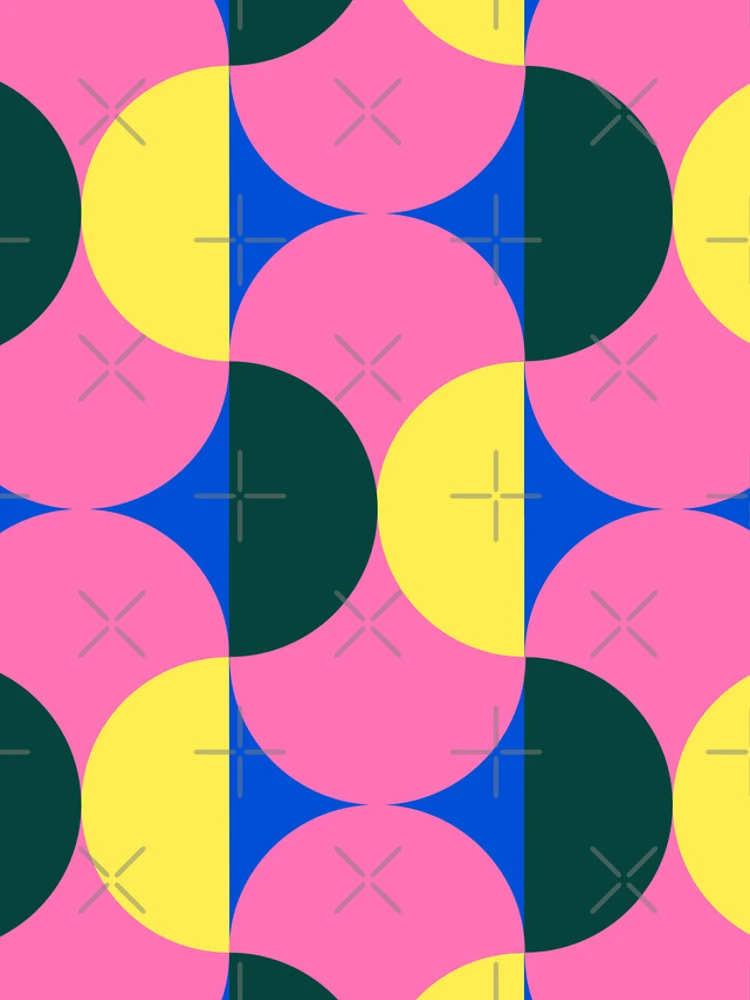 Thumbnail 4 of 4, Samsung Galaxy Phone Case, Retro Bright Circular Pattern designed and sold by RACDesignStudio.