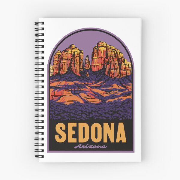 Item preview, Sedona Arizona Cathedral Rock Retro Desert Travel Poster designed and sold by HalpinDesign.