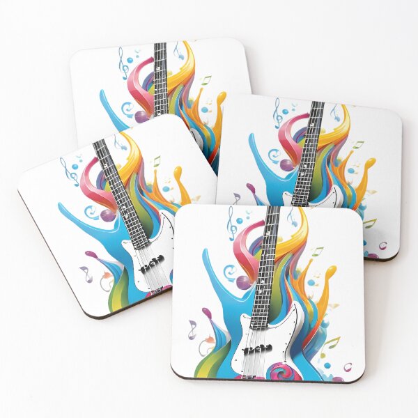 Item preview, Electric Groove: Psychedelic Bass Guitar & Music designed and sold by Vibranta Studio.