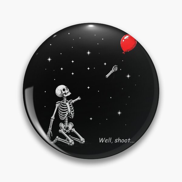 Item preview, Funny Well Shoot Skeleton Lost Balloon Halloween Ghost Meme designed and sold by Krwasatoune.