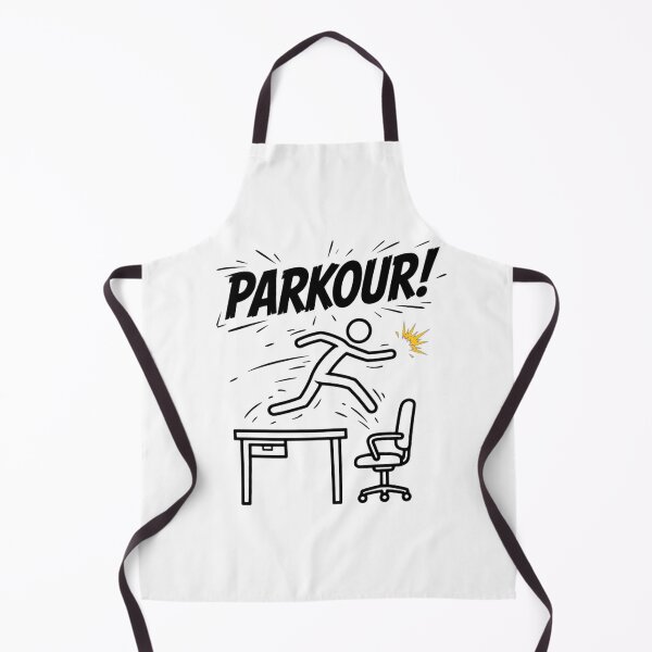 Item preview, Office Humor - Parkour designed and sold by GeeklyShirts.