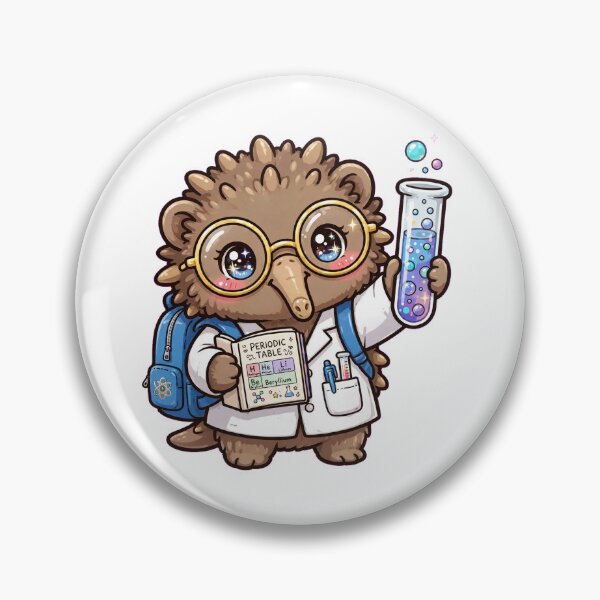Item preview, Cute Echidna Chemistry Periodic Table Lab designed and sold by Wildlife-Walk.