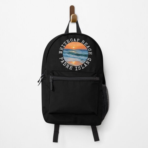 Item preview, Whitecap Beach - Padre Island (with White Lettering) designed and sold by VelvetRoom.
