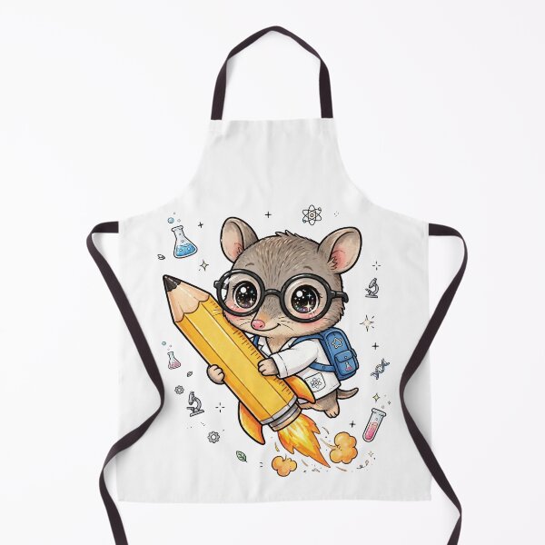 Item preview, Cute Bandicoot Science Pencil Rocket Ride designed and sold by Wildlife-Walk.