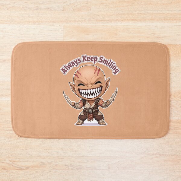 Item preview, Cute Mortal Smile - Mischievous Funny Gamer Kid Design designed and sold by SlightlyUnreal.