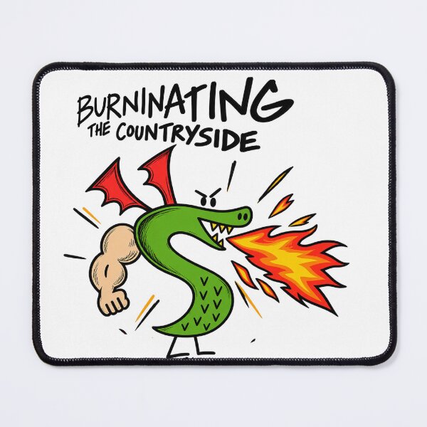 Item preview, Trogdor Burninating the Countryside Dragon designed and sold by Cadamurrovault.