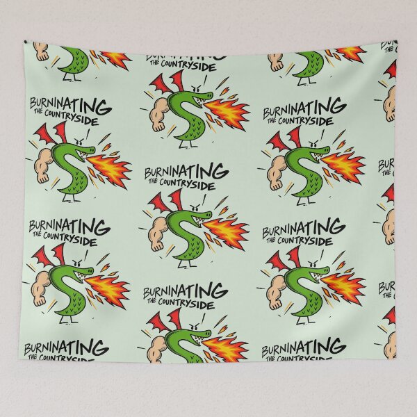 Item preview, Trogdor Burninating the Countryside Dragon designed and sold by Cadamurrovault.