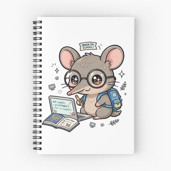 Item preview, Lindo bandicoot programando para la vuelta al cole designed and sold by Wildlife-Walk.