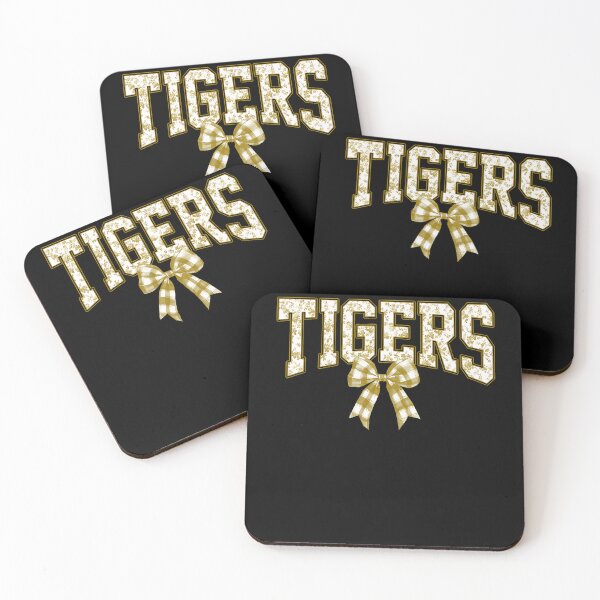 Item preview, Gold Tiger Big Cat Lover Floral Plaid Bow Back To School designed and sold by Krwasatoune.