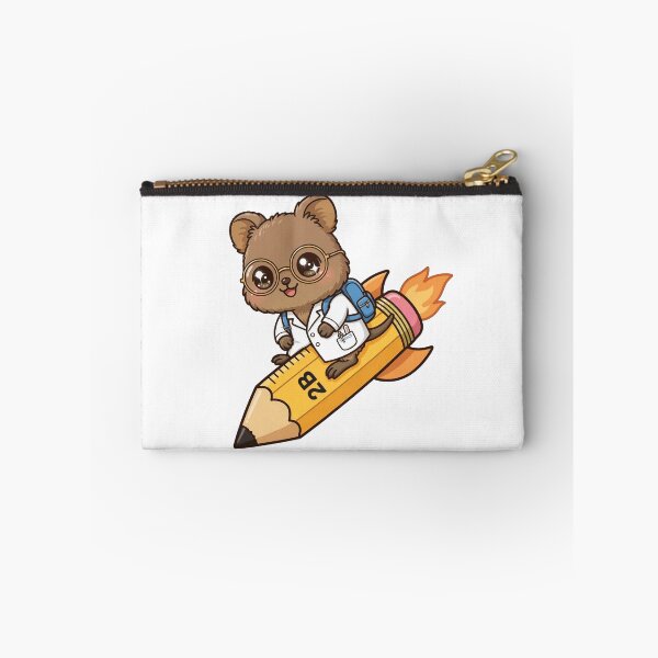 Item preview, Cute Quokka Riding Pencil Rocket Science designed and sold by Wildlife-Walk.