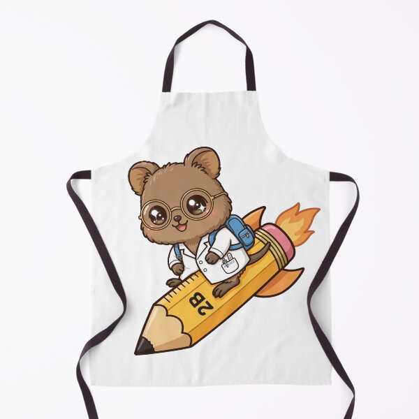 Item preview, Cute Quokka Riding Pencil Rocket Science designed and sold by Wildlife-Walk.