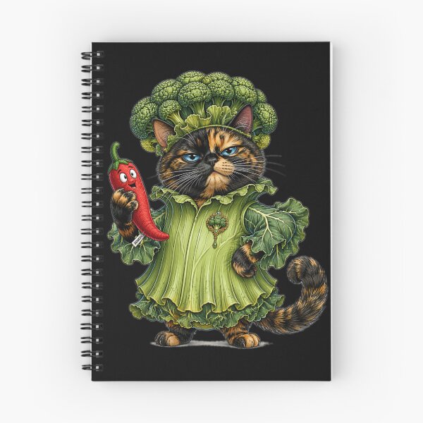 Item preview, Vegetarian by Choice — Funny Vegetable Cat designed and sold by flashARTstudio.