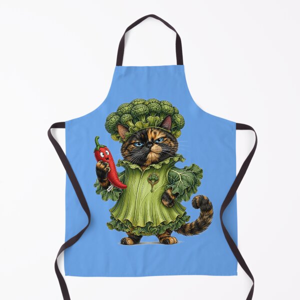 Item preview, Vegetarian by Choice — Funny Vegetable Cat designed and sold by flashARTstudio.