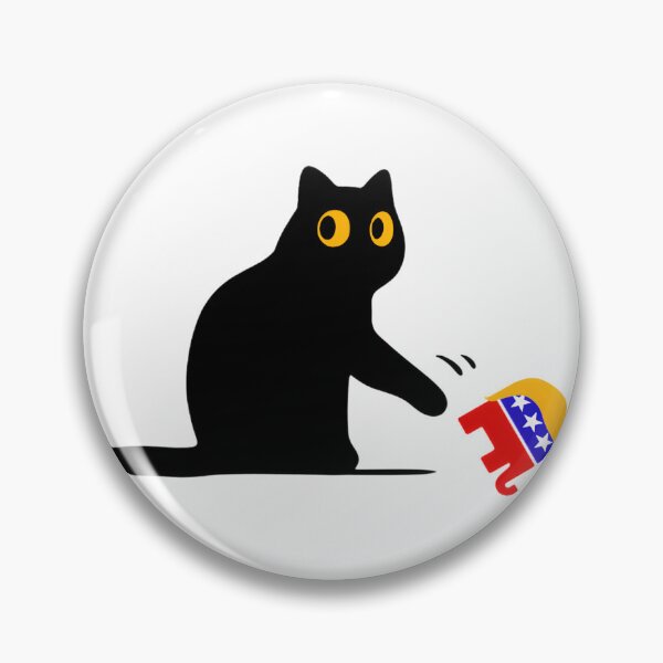 Item preview, Feline Vs Pachyderm Political Showdown Cute Animal Debate Graphic | Limited Edition designed and sold by Yobconcept.