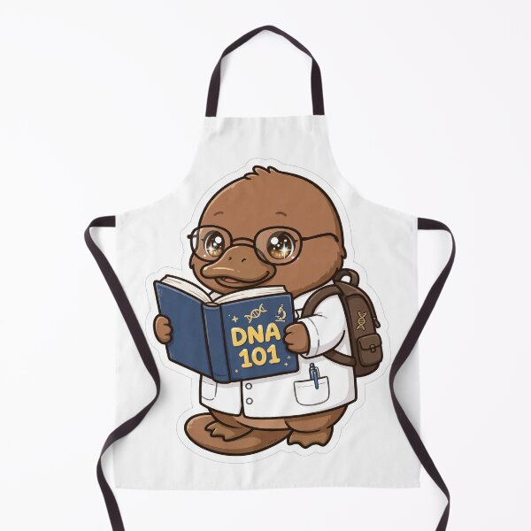 Item preview, Cute Platypus Reading DNA 101 Book designed and sold by Wildlife-Walk.