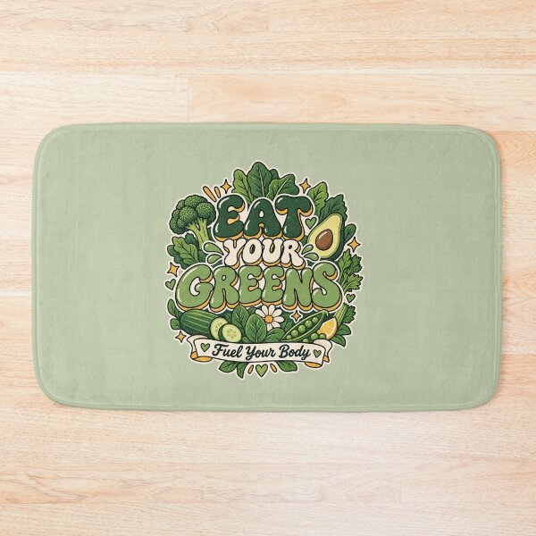 Item preview, Eat Your Greens, Fuel Your Body,  Healthy Eating & Wellness Design designed and sold by Right-UR.