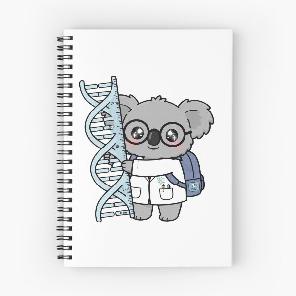 Item preview, Cute Koala Scientist Measuring DNA Ruler designed and sold by Wildlife-Walk.