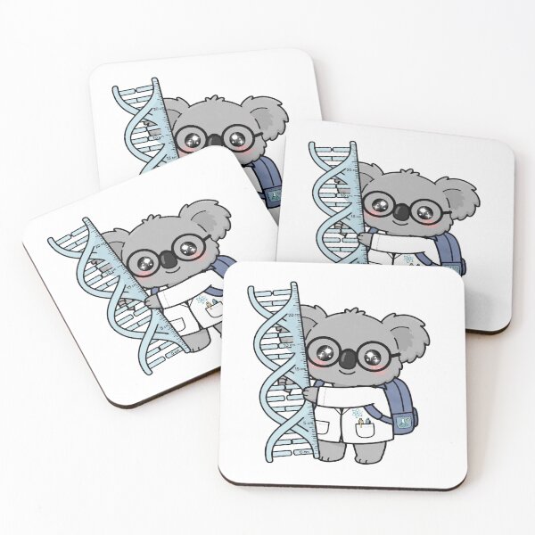 Item preview, Cute Koala Scientist Measuring DNA Ruler designed and sold by Wildlife-Walk.