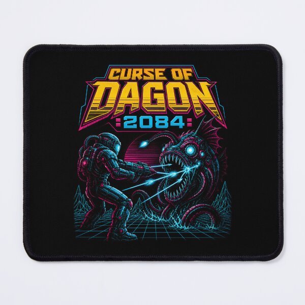 Item preview, H.P. Lovecraft Curse of Dagon 2084 Arcade Battle designed and sold by Fenay Designs.