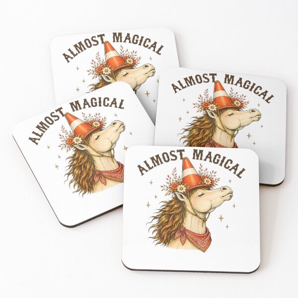 Item preview, Almost Magical Funny Horse Unicorn Humor Traffic Cone Hat designed and sold by Krwasatoune.