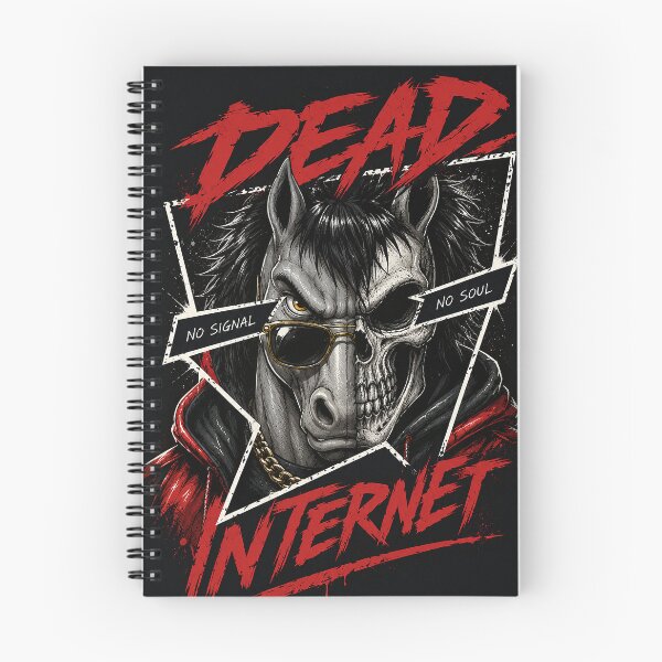 Item preview, Mighty Horse Dead Internet Skull Art designed and sold by Jenbaido.