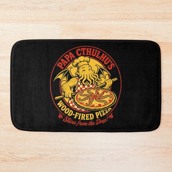 Item preview, H.P. Lovecraft Papa Cthulhu's Wood-Fired Pizza designed and sold by Fenay Designs.