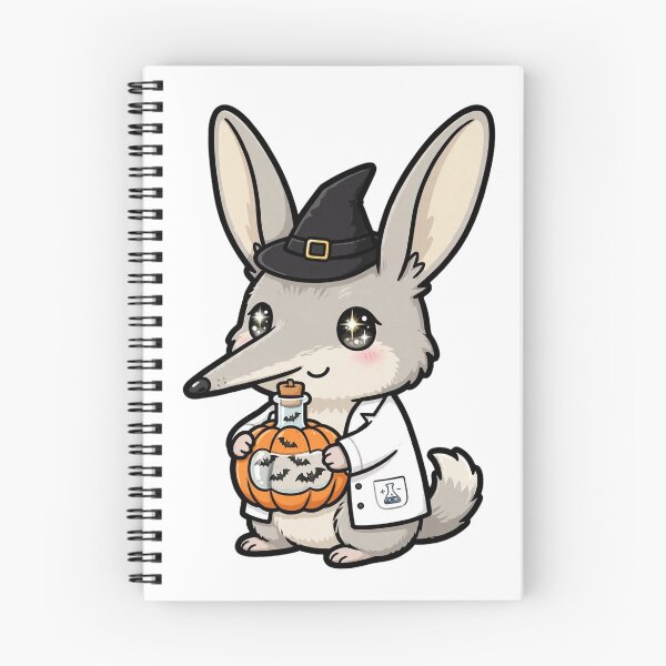 Item preview, Halloween Witch Bilby Pumpkin Bat Potion designed and sold by Wildlife-Walk.
