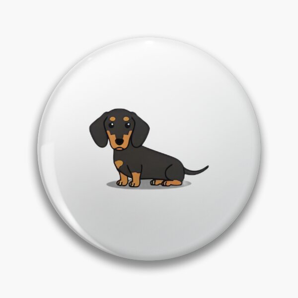 Item preview, Sitting Black and Tan Dachshund  designed and sold by The Waggy Doodle.