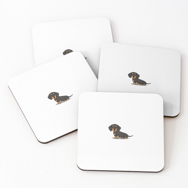 Item preview, Sitting Black and Tan Dachshund  designed and sold by The Waggy Doodle.