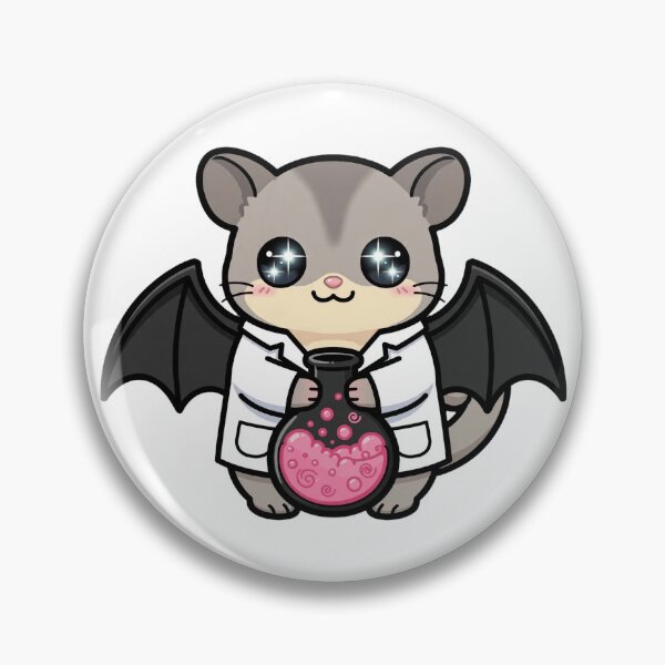 Item preview, Halloween Bat Sugar Glider Potion Scientist designed and sold by Wildlife-Walk.