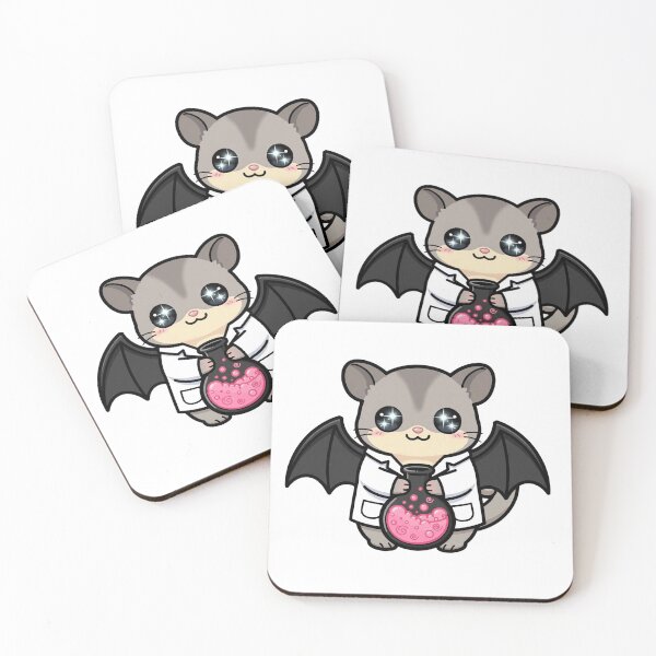 Item preview, Halloween Bat Sugar Glider Potion Scientist designed and sold by Wildlife-Walk.