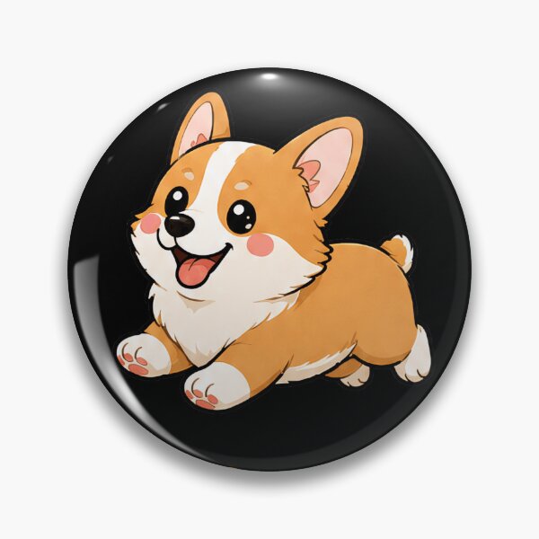 Item preview, Cute Pembroke Welsh Corgi stickers and apparel design designed and sold by rafaeltto.